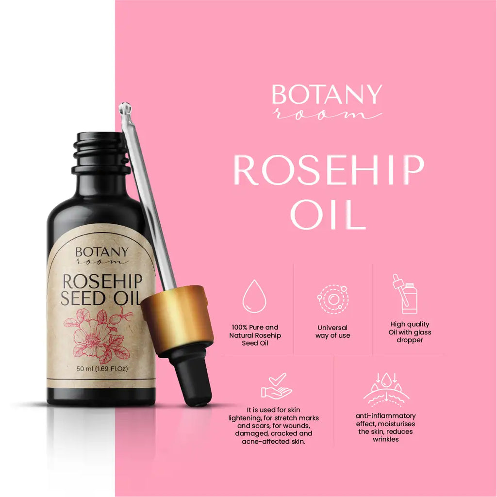 rose hip seed oil for scars Organic Rosehip Seed Oil – Botany Room